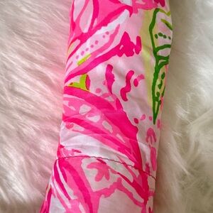 Lily Pulitzer Vibrant Pink and Green Compact umbrella